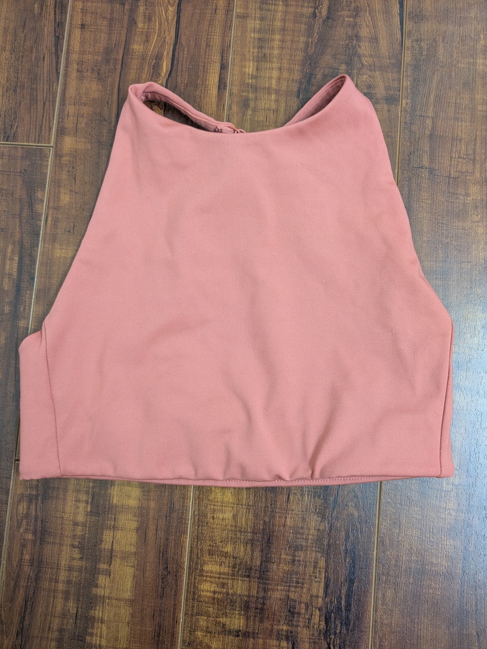 girlfriend collective Rose High-Neck Crop Tank